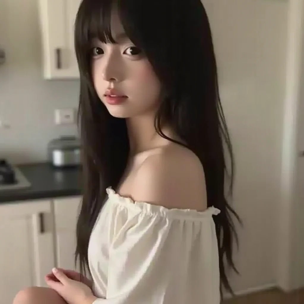 Beautiful girl standing naked in the kitchen, about 23 years old, Japanese, beautiful Japanese, nude, beautiful body, , 8k, high quality, best quality, best quality, color.　