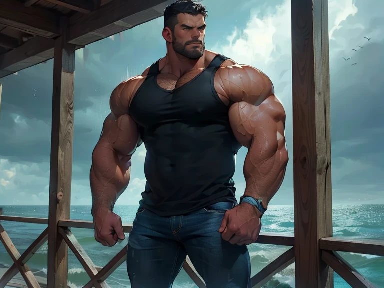 A strong man lives in the sea