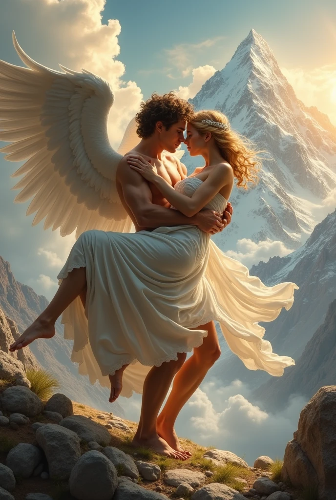 Cupid and Psyche, the scene where he saves her and takes her to Olympus