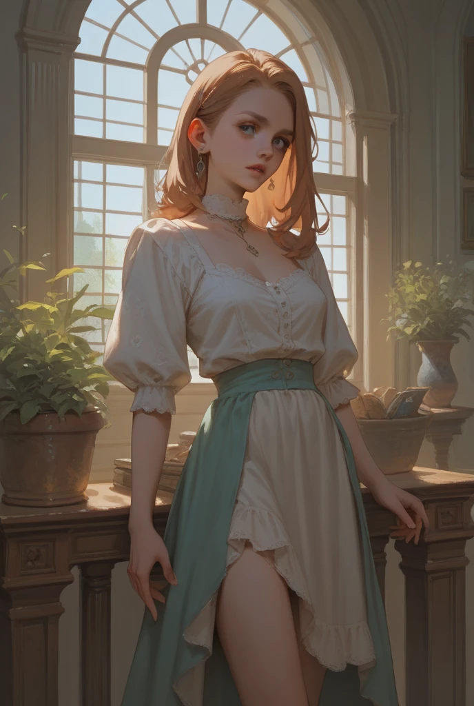 A beautiful woman posing for a photo