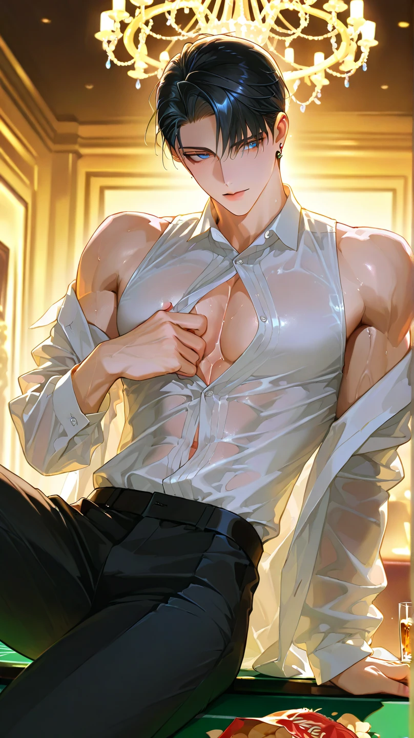 rating_questionable, score_9, score_8_up, ((lapdance:1.3)), (blindfold:1.2), (1 boy:1.2), (solo), ((twink:1.2)), (Sissy:1.2), (Caucasian), best quality, masterpiece, ultra high res, detailed face, (curvy:1.1), (muscular:1.1), (clergyman clothes:1.2), (naughty smile:1.2), blushed, ((nursery room)), (very sweaty:1.2), (steam:1.1), (thick thighs:1.1), (wide hips:1.3), (nipple chain:1.2), (huge tits),