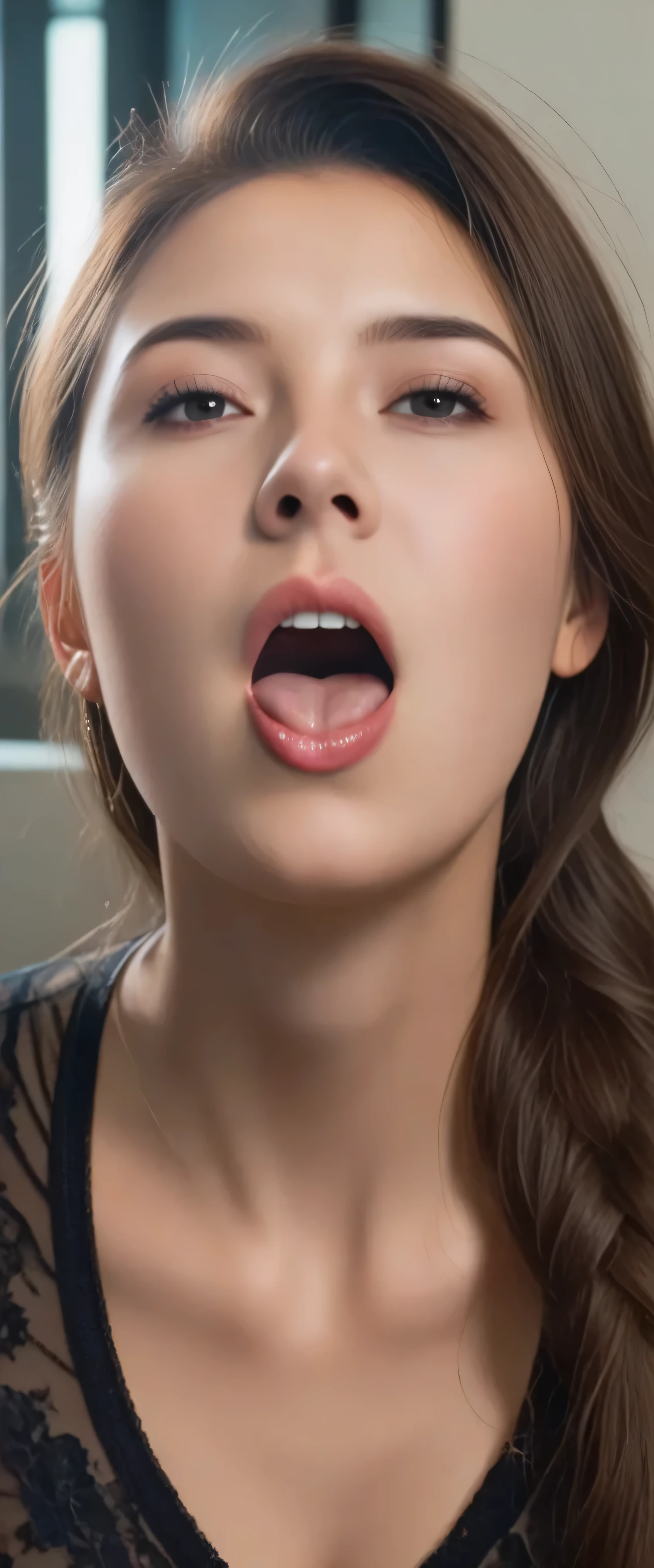 sfw:2.stop.(she_gives_him_deepthroat_blowjob),sfw:2,1,high quality, photorealistic, 8K, 16K,professional, detailed,girl,((solo)),sensual, intimate, intense expression, erotic, close-up, realistic skin tones, detailed facial features, anatomically_correct,natural lighting, cinematic, dramatic,warm colors, masterpiece.stop.sfw:2