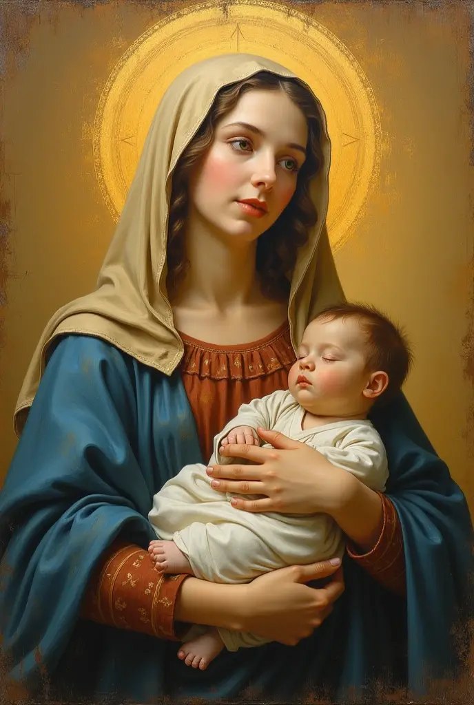 Baby Jesus and Virgin Mary