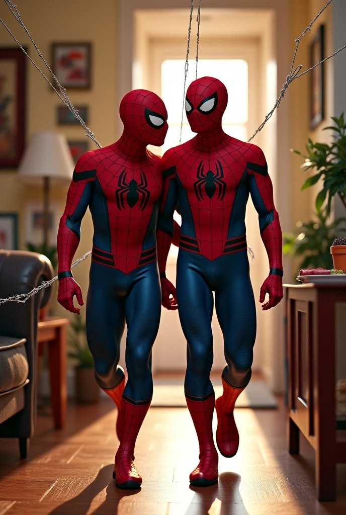 Spider man with the shirt of the cruise team