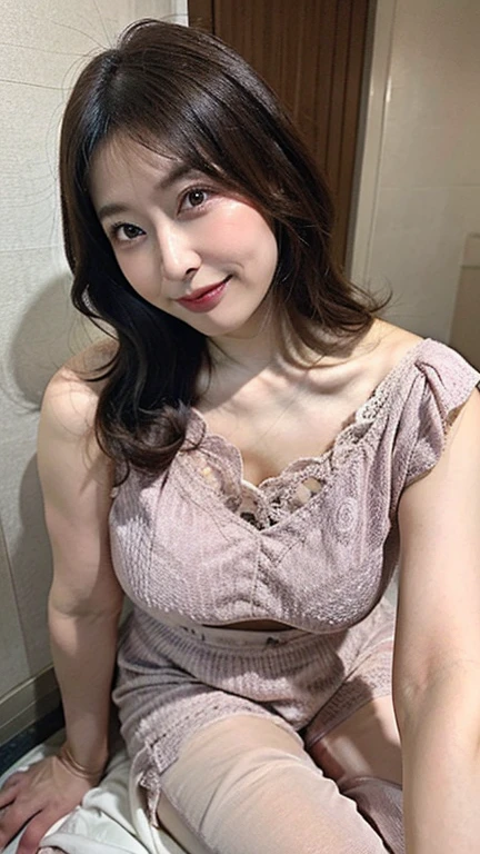 
Highest quality、Sexy Woman、Big Eyes、Double Eyes、Big Tits、bra、Glamorous figure、Bedroom、