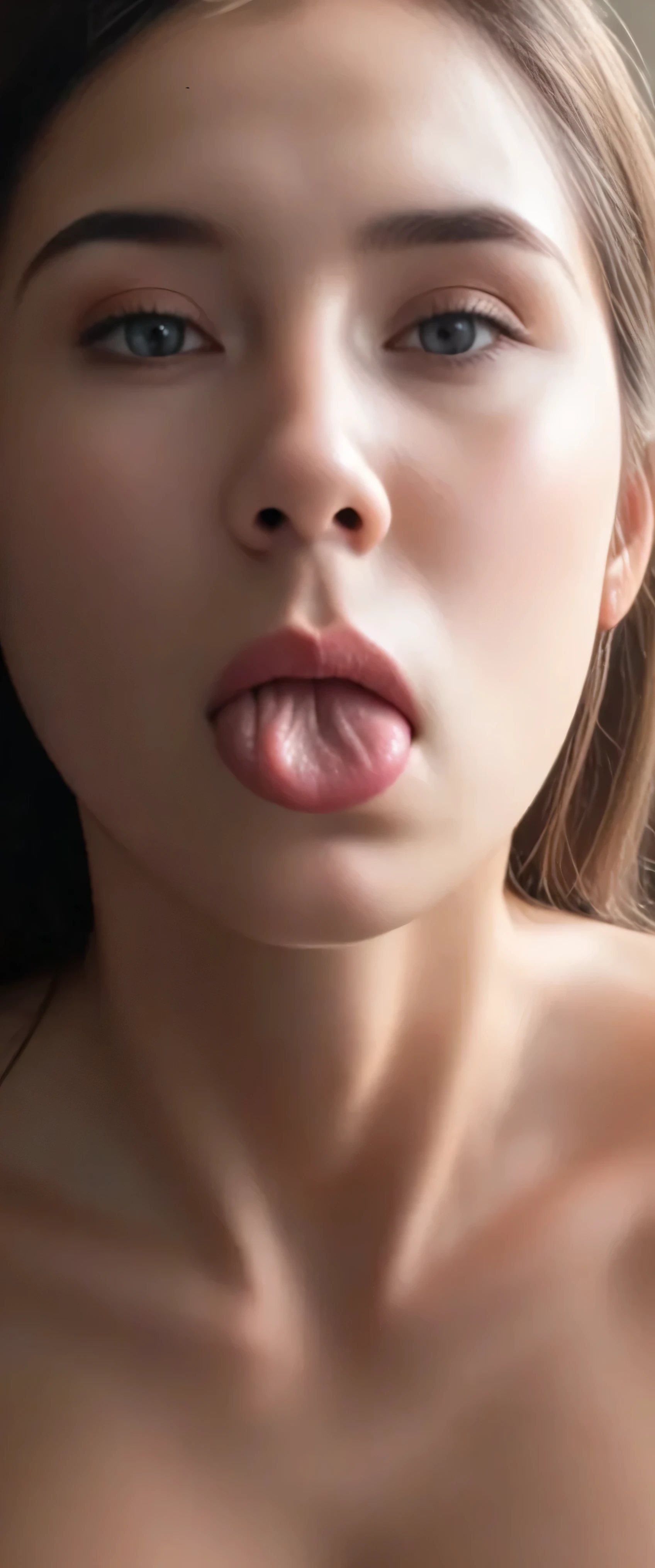 standing woman with long cock