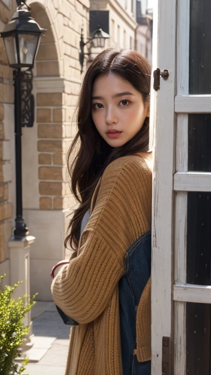 beautiful 22 years old girl posing for a photo,(wearing jumper_dress:1.3), night dress,
good hand,4k, high-res, masterpiece, best quality, head:1.3,((Hasselblad photography)), large breast, finely detailed skin, sharp focus, (cinematic lighting), collarbone, night, soft lighting, dynamic angle, [:(detailed face:1.2):0.2],(((5 stars hotel))), outside,