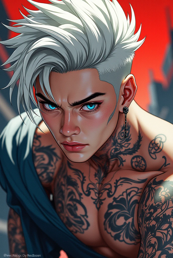 "official art", "Realistic Digital Painting with Concept Art Elements"," digital painting," "concept art," "realistic," , "detailed environment: , "high detail", "detailed face", "high-res", "ominous aura,", "8k resolution", "oil painting", "graded colors", "darker tone" , "little saturation" ,"professionally colored" , "dark feeling", "concept art" , "detailed features" , "detailed eyes", "1man" , "upper body", "modern clothing(shirt, blue jeans)", "house background", "lean build" , "scruffy short hair" , "scruffy short beard",  "lean physique" ,"concept art," , "high detail", "high-res", "ominous aura,", "8k resolution", "oil painting", "darker tone" , "little saturation" ,"dark feeling", "concept art" , "detailed features" , "detailed eyes" (masterpiece), highest quality, "Expressive eyes", "tattooed neck" ,"highest quality", (masterpiece), "dark circles under eyes" , "predator" , "creeper"