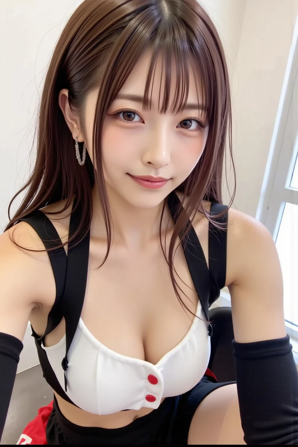 Asian woman in arafe in white underwear poses for photo, 奈良美智, Realistic Young Gravure Idol, Young Gravure Idol, twintails white_gloves, Young skinny gravure idol, sakimichan, Young Pretty Gravure Idol, chiho, mayuri shiina, deayami kojima
