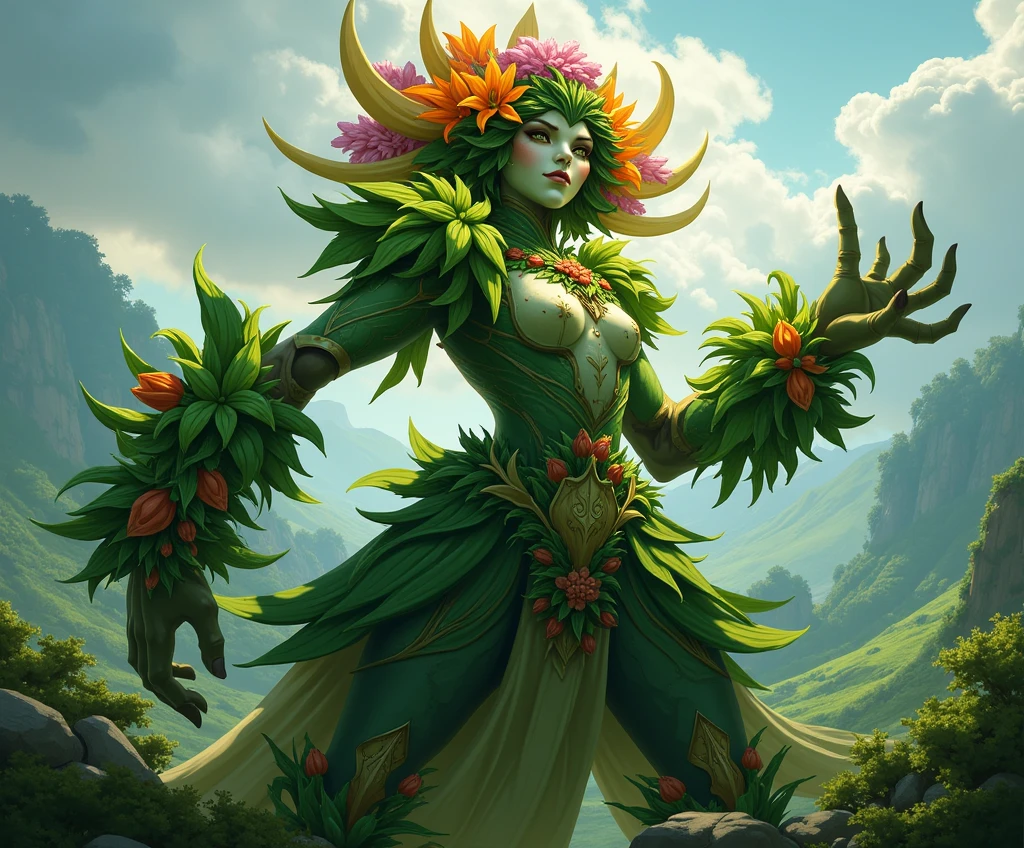 Summoned Beasts Titan,earth goddess