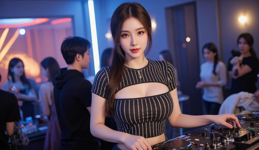 最high quality, masterpiece, 32K、Very detailed、Realistic、1 person, Japanese women、Cute Face, (photo Actual:1.3),Bob Hair(Yellow hair color、Yellow Hair)、Edge lighting, (Skin with attention to detail:1.2), 8k超High resolution, Single-lens reflex camera, high quality, High resolution, 4K, 8k, Optimal ratio of four fingers to one thumb, (Actual:1.3), cute 1 person, Realistic、Super Realistic、32K、Very detailed、masterpiece, 最high quality, beautiful girl, Big Breasts, Big Ass, Tight waist, Plenty of facial detail, Black Bunny Girl、Sexy Bunny Girl Costume, Working at the bar counter、Elegant bar、Very detailedな, High resolution, masterpiece, high quality, High resolution, Fox Ears,