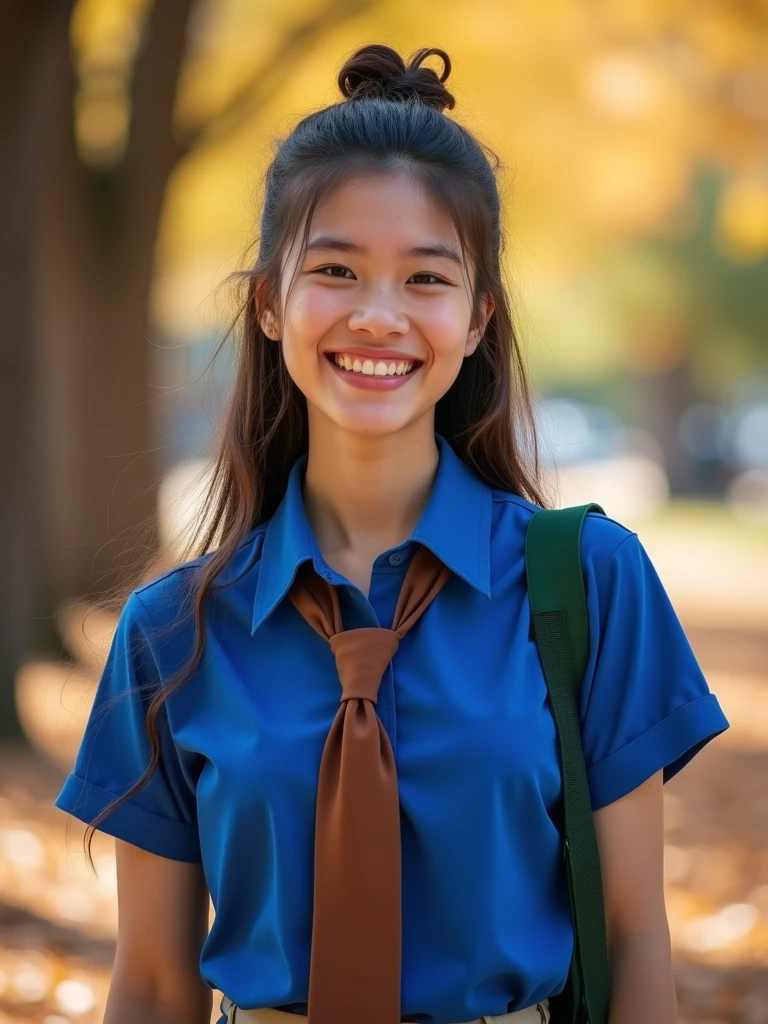 Myanmar teacher with school uniform.Look so sexy.With Big tits and big ass.