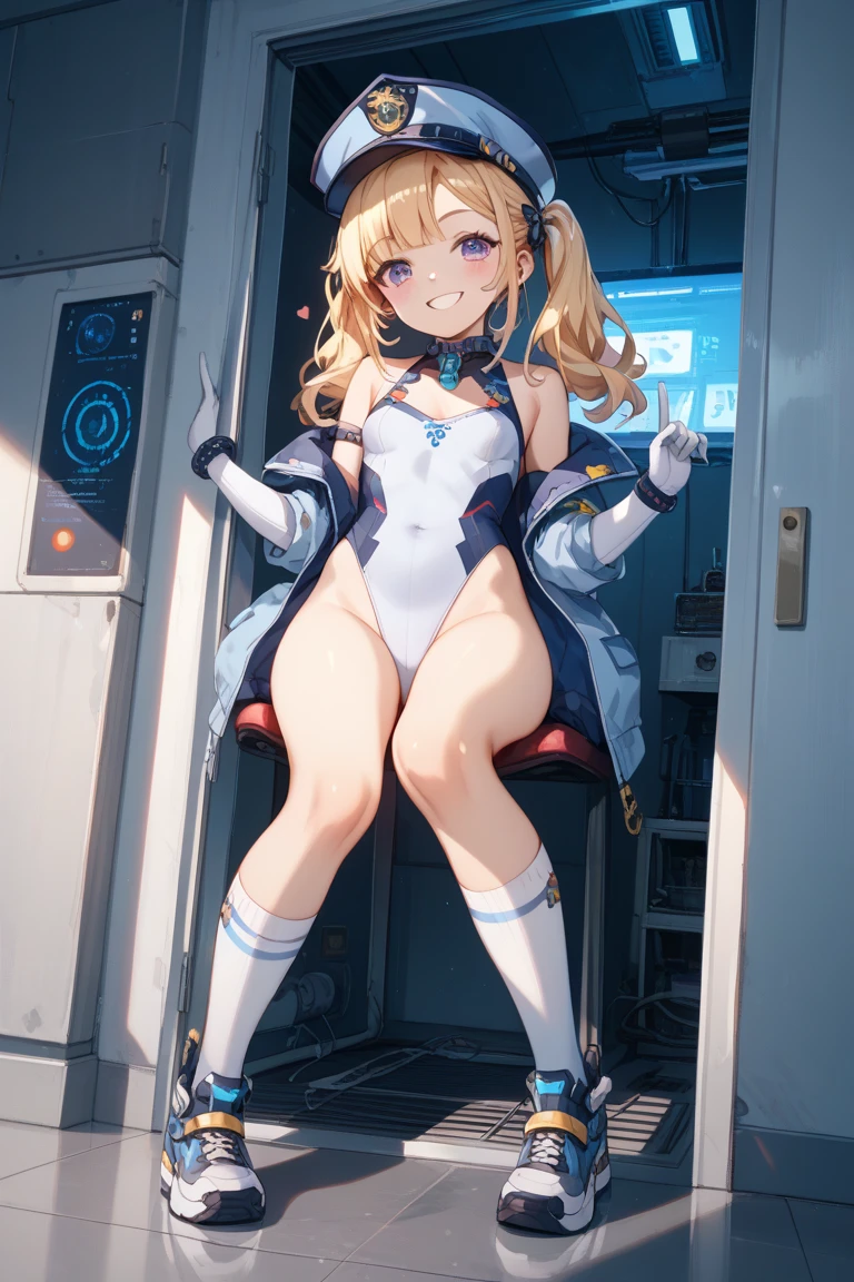 ( girl Full body :1.7) ​masterpiece、hiquality、1girl in、solo、Marie Rose、cowboy shot、embarassed expression、((Casino))、(((bunnygirl)))、((Leotard with open chest))、((pantyhose))、Put your hands on your hips、 (Foot focus:1.3) (White cuffs)、natta、(Bare chest from the neck)
