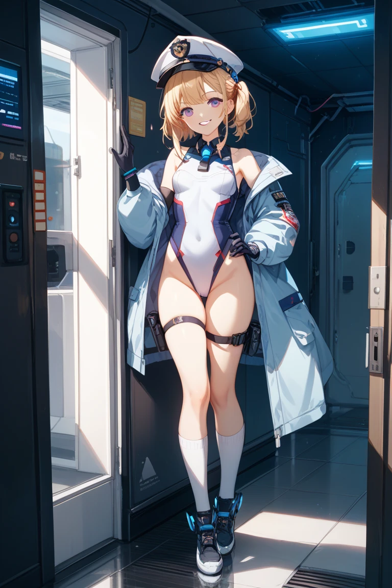 ((high definition)), ((full body)) press photography, ((aviator))((wearing open raincoat and lingerie)), ((Lockheed Vega 5B in the arctic)), ((enchanting)), ((big butt)), ((looking at camera)), Detailed, Detailed pretty face, Sharp Focus, (Detailed and intricate), 4k, Leica 35mm F2.8, Fuji Superia Reala 100