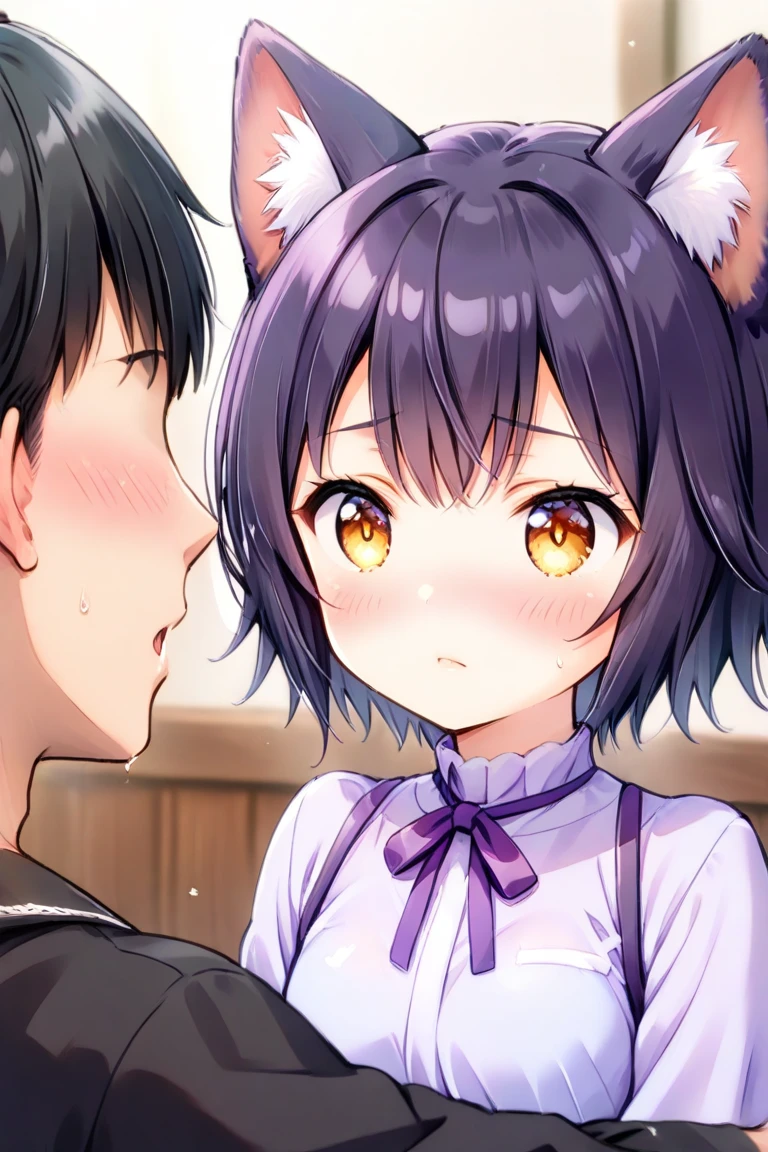 1 girl, 2 guys. (night:1.7), sex, nsfw, two guys rape a girl, penis , How, two guys holding a girl, Full body, girl crying, Big Man, большой penis, cat costume, sexуальная поза, hot girl