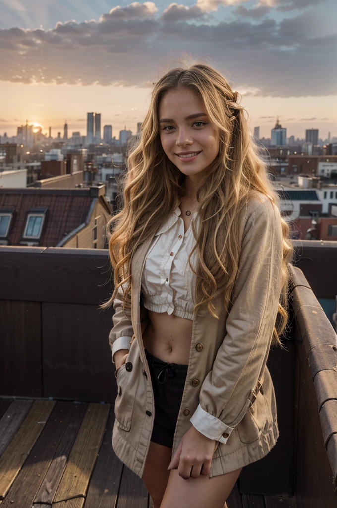 (front facing camera),(Skin Texture, pores, natural,iPhone,RAW)), natural lighting, Half body Photo of a woman wearing with wavy flowing hair wearing a (tight) full sleeve croptop and jeans,looking straight at the camera, Nikon Z9, realistic matte skin, blurry city in the background,<lora:sydsweeney_xl_1_standard_wo_cap-000028_0.2+sydsweeney_xl_1_standard_wo_cap-000046_0.3+sydsweeney_xl_1_standard_wo_cap-000087_0.5:1>, facing the camera