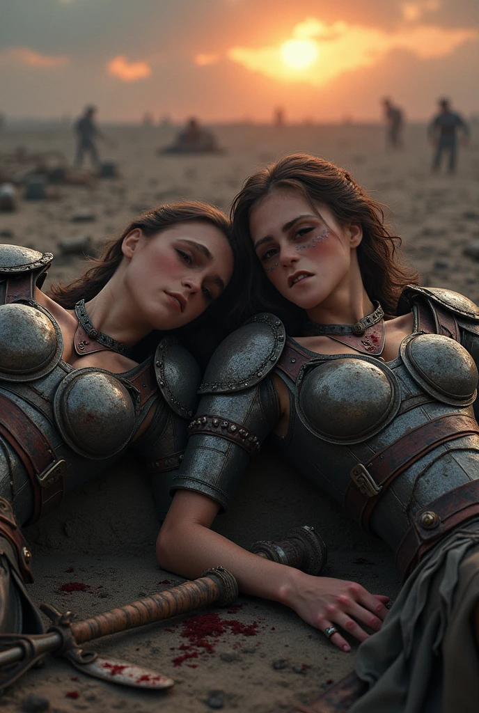 (2girls), deep hug, brest press, tit to tit, most beautiful, bathing in oil, (Photorealistic:1.3), (Raw photo, 8k, best quality, masterpiece, high resolution), high detailed faces, high detailed skin, dramatic lighting, highly detailed face, complicated skin details, beautiful face, fascinating eyes, scharp details, hyperrealistic, sharp focus, greenery surrounds lesbian lovers as they hug each other in a postapocalyptic desert, tomb raider, (freckles:1.2), perfectly detailed anatomy, perfectly detailed face, perfectly detailed eyes, mystical lighting, enchanted atmosphere, ancient ruins, maximum quality, (cute, pretty, perfect female figure), (small breast:1.3), (stiff nipples:1.2), (beautiful, attractive, naked, wet, aroused), soft sensual lighting, hyperrealism, rubbing against each other, (flat chest:1.3), (full body shot:1.1), full lips, beautiful eyes