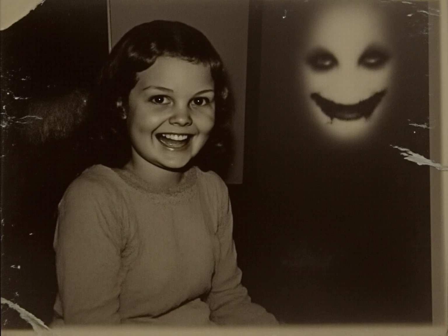 Detailed hyperrealist caricature photo of beautiful happy singing brunet (Emma Watson:0.4) (Erika Eleniak:0.5) in white top, fantasy art scene at moon forest, false teeth, by John Wilhelm tim burton style,  charcoal