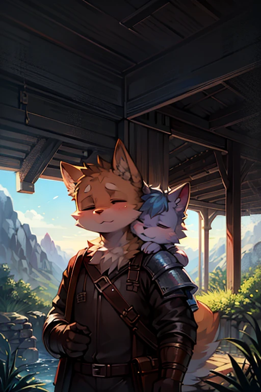 (Meisterwerk: 1,3), (2D: 1,0), (Anime: 1,0), (Illustration: 1,0). close up of a 16 year old male wolf bent over against at a wall by another 16 year old male wolf hidden between sume bushes, bent over, bending over, hands on wall, hands on hips from behind, grab hips from behind, close, embrace, humping ass, penetrating ass, making love, penetration, standing, standing behind, kneeling on the ground, behind, one behind the other, from behind, uploaded to e621, erect, erection, big genitalia, 16 years old, small, red eyes, shota, shota boy, boy, no shorts, no pants, naked ass, naked, socks, tongue haning out, tank top, wristband, pink hair, yellow eyes, (masterpiece:1.2),(anatomically correct:1.1), high quality:1.3, 2 arms, 2 legs, 1 tail, fluffy tail, small tooth standing out of mouth, small fang standing out of mouth, moe fang, cute fang, little fang, closed mouth, closed eyes, looking up, blushing, cum, cum out, erotic, ass, plump ass, night, wooden hut, stars, falling leaves, trees, wind, bushes, hidden between bushes, vegetation, big tree roots, rocks, river, low saturation, simple color palette