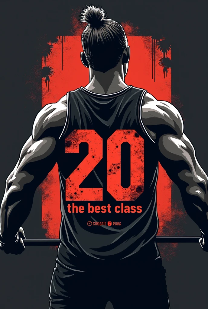 Make a logo about bodybuilding, with the title of old school , black andwhite