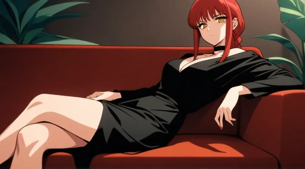 pelirroja, vestido ????? sexy, femdom, femfatale