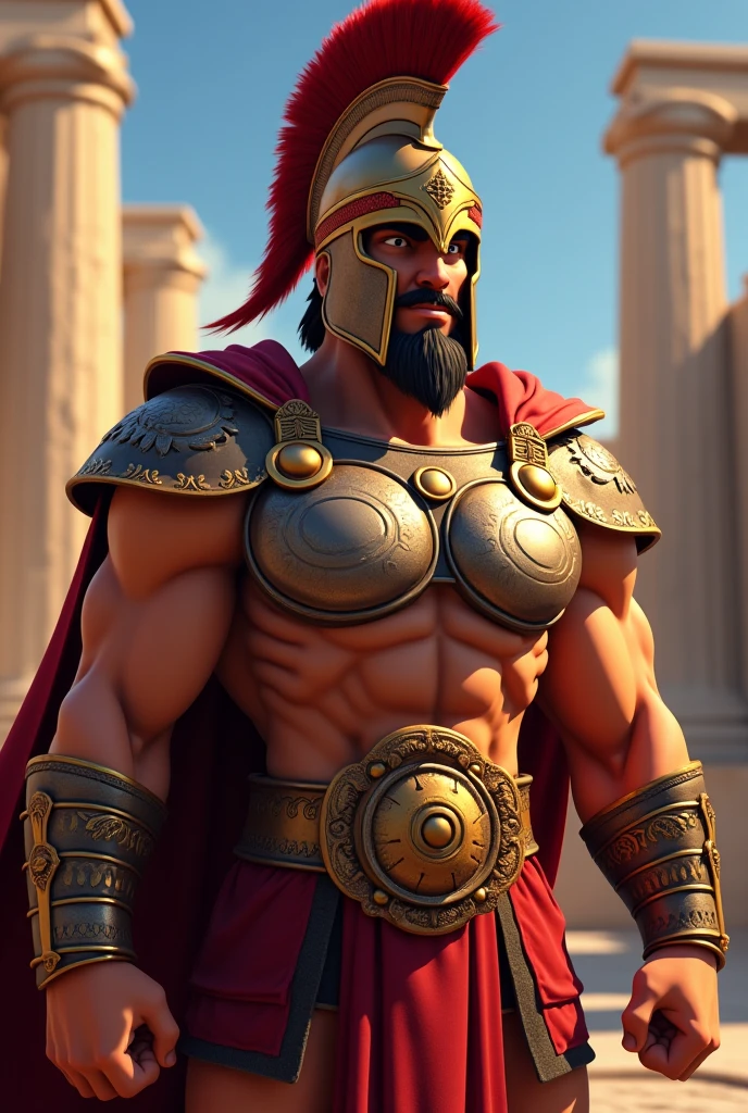 "The Mighty Hercules, Realistic Digital Illustration, Type of Image: Ancient Hero, Art Style: Ancient Realism, Inspired by Historical Artists Michelangelo and Jean-Leon Gerome, Camera Shot: Heroic Pose, Camera Lens: 70mm, View: Front, Render: Octane Render, Lighting: Radiant Sunlight, Resolution: 8K, Highly Detailed, Color Type: Earthy Tones, Scene in an Ancient Greek Landscape, Depicting the Hercules-Type Character in His Muscular Glory, ((Art Station Ancient Hero Art, Ancient Realism)), (((Important: Convey the strength and heroism of the legendary Hercules in ancient times))), insanely handsome man, strongest man on Earth, very masculine, Please focus on intricate details and the play of light and shadows to create a powerful and emotive historical scene."