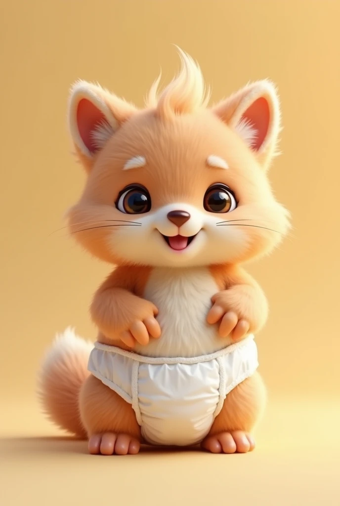 furry in diapers