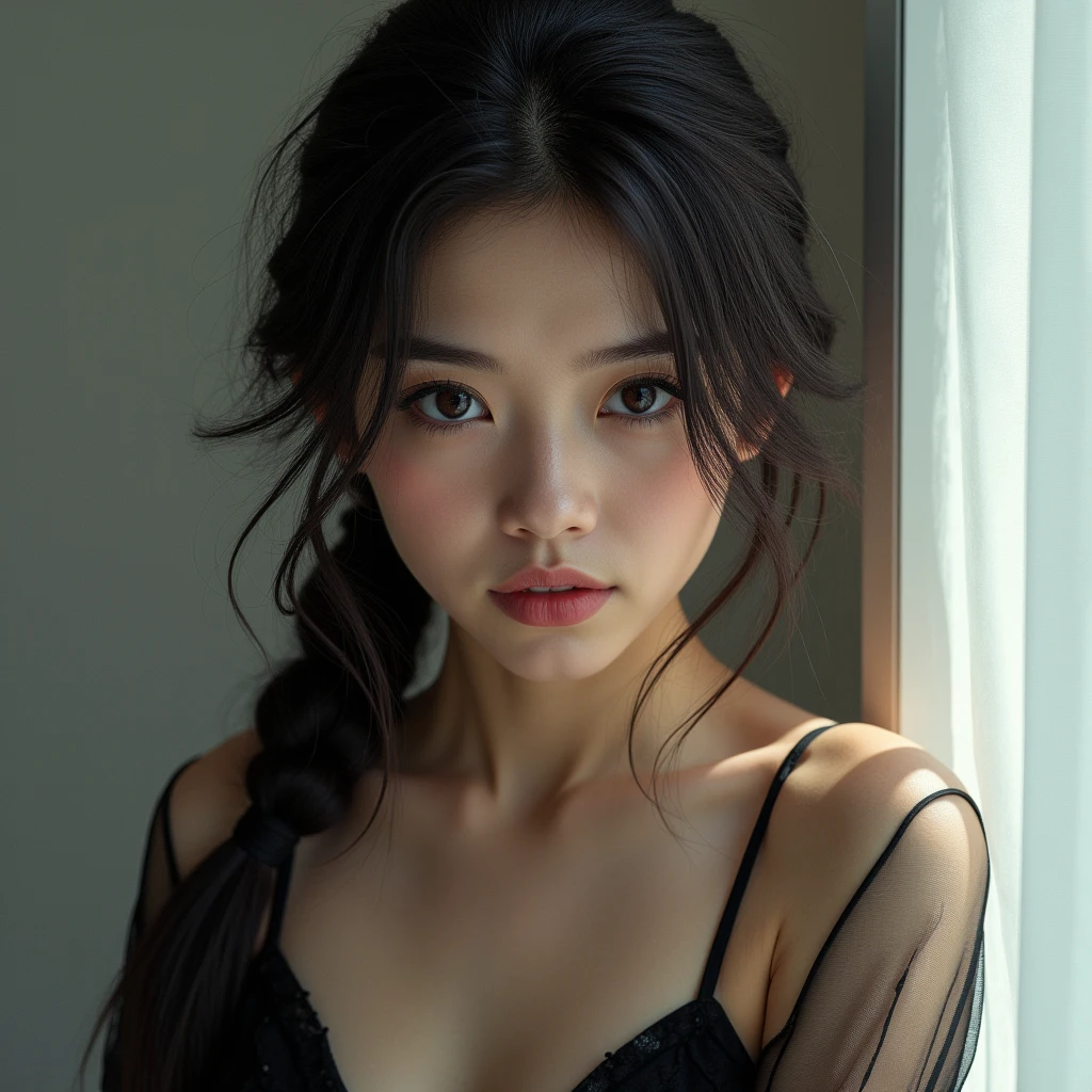 、sunlight、(8k, RAW Photos, 最high quality, masterpiece: 1.2), (Realistic, photoRealistic: 1.37), 1 A woman in a waitress uniform standing on the sidewalk, ,Age 25、 Professional Lighting, 10 Head and body,Photon Mapping, , Ukrainian women, Torn, 、, Incredibly beautiful face、Small face、Playmate proportions、Glamorous breasts、魅力的Cleavage、came from the lower body、Delivery staff、、,At a fast food restaurant,Carrying tableware、 masterpiece, 最high quality, high quality, High resolution, big , (Face close-up),working at a restaurant、Hair is tied、Cleavage、Updo、Please tie your hair tightly、Slicked back hair、The ultimate revealing outfit、Uncontrollable orgasm、 The quest for pleasure、oh、Squishy 、fir fir 、soft 、I'm coming、、ah、No no、No no、Stimulate the underboob、I feel good、A lower body filled with pleasure、cheek cheek、
