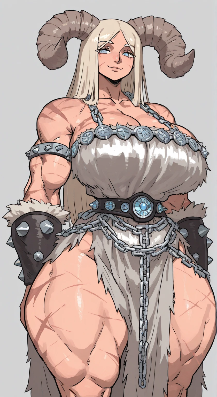 standing straight symmetrical, full body barefeet, drow elf 1girl, mature, BIG OPEN eyes, LONG MESSY hair, BIKINI, abs, big knockers, chain collar, stomach, NAVEL, BAREFEET