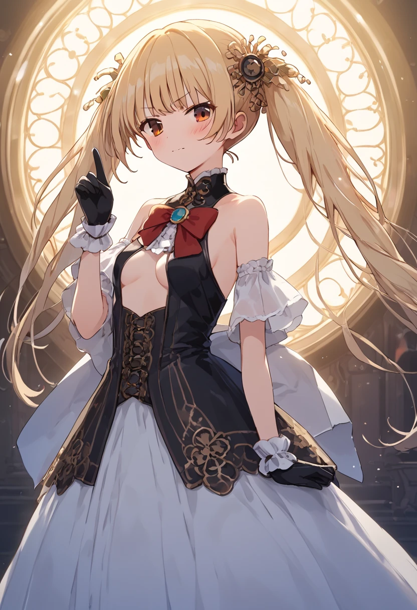 masterpiece, Highest quality, High resolution, C3 Class, Caster Final Costume, One girl, alone, gloves,