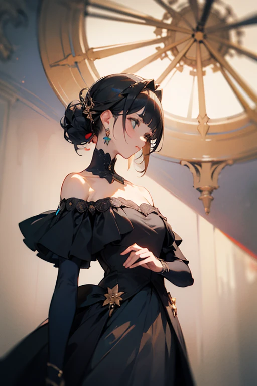 (a girl:1.1) puppeteer controls (1man:0.9,quinque:0.9) with intricate strings, (dark atmosphere:1.1) emphasizing (mysterious shadows:1.1). The scene unfolds in a (dilapidated theater:1.2), with (crimson velvet curtains:1.1) adding an eerie touch. The (puppeteer's delicate hands:1.1) artistically crafted, move swiftly, manipulating the (marionette's precise movements:1.1), while the (puppet's detailed joints:1.1) enhance its realism.
The marionette is dressed in (ornate attire:1.1, victorian clothing:1.1), reflecting a (gothic theme:1.1) highlighted by the (ominous lighting:1.1). Its (porcelain-like face:1.1) expresses (subtle melancholy:1.1), with (exquisite details:1.1) giving life to its (expressive eyes:1.1), (delicate nose:1.1), and (intricate lips:1.1).
Surrounding the scene, intricate stage decorations feature (broken clocks:1.1), (cobwebs:1.1), and (antique props:1.1) that enhance the (vintage atmosphere:1.1). The marionette's (elaborate movements:1.1) evoke a sense of (controlled grace:1.1), while the (audience's anticipation:1.1) remains palpable.
The (high-resolution:1.2) image captures the (finest details:1.1), with (vivid colors:1.1) and (deep contrasts:1.1) enhancing the (dramatic ambiance:1.1). Professional lighting techniques create (subtle chiaroscuro:1.1), emphasizing the (play between light and shadow:1.1).
This prompt has a touch of (surrealism:1.1) combined with (baroque aesthetics:1.1), giving the image a unique (artistic style:1.1). The overall color tone leans towards (cool hues:1.1), with hints of (blue and purple:1.1), adding a (mystical touch:1.1) to the composition.
Illuminate this scene with a (gentle spotlight:1.1), casting a (soothing glow:1.1) upon the marionette and puppeteer. The (subtle flickers:1.1) of stage lights create an (atmosphere of anticipation:1.1), enhancing the theatrical aspect of the artwork.