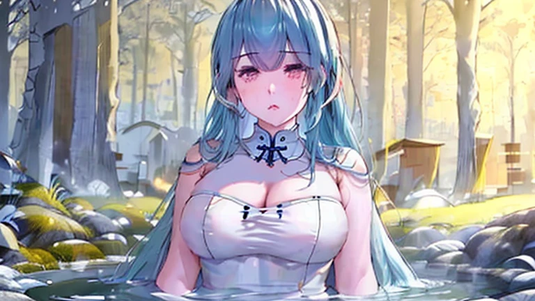 (highest quality,high resolution,(Ultra high fine mesh,4K), (ultra high resolution,8K),muste piece:1.2), (perfect anatomy,anatomically accurate), (angle from below), (soft lighting, rendering), Close ~ eyes, (girl doing yoga), (surrounded by nature), firefly, Peaceful and calm background Beautiful and detailed eyes, flowing long hair, yoga clothes, elegant pose, soft and gentle lighting, (very detailed and beautiful face), professional photography techniques, Bright colors, natural light, (very detailed and beautiful face), (large breasts:1.3), (Mysterious, Fantastic)