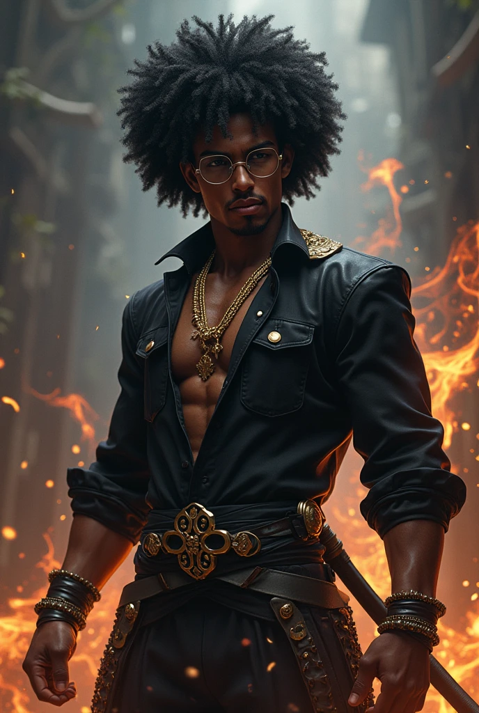 Realistic, masterpiece, Highest quality, Cinema Lighting, Natural Shadows, Highest detail, Professional photography, Detailed Background, Depth of written boundary, Insane Details, Complex, beautiful, Detailed face, Scattered beneath the surface, Realistic hair, Realistic eyes, Muscular, Handsome photo (African), Steam 4RMOR, Wearing steampunk priest robes, Dynamic pose, Combat Stance, Steampunk Fantasy Background, cross, church,