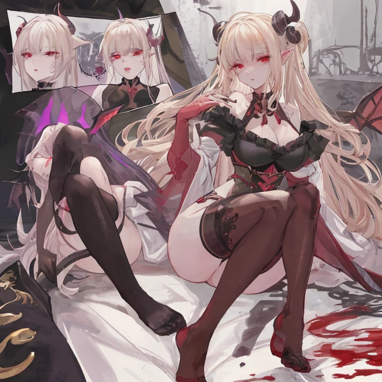 Collar,Chains,Be red in the face,Malu,Stick out your tongue,drools,underdressing,Beth,stocklings,pantiess,White eyes,onbed,Teether,binding,liquids,scar,Fork the legs,Swing your hair,streaming tears,shackle,handcuff,Open navel,Succubus Pattern,Belly button tattoo,Double,pregnant women with,tattoo all over body,Black skin,gasps,Hands combined,womb tattoo,teens girl,chest tattoo,elvish ears