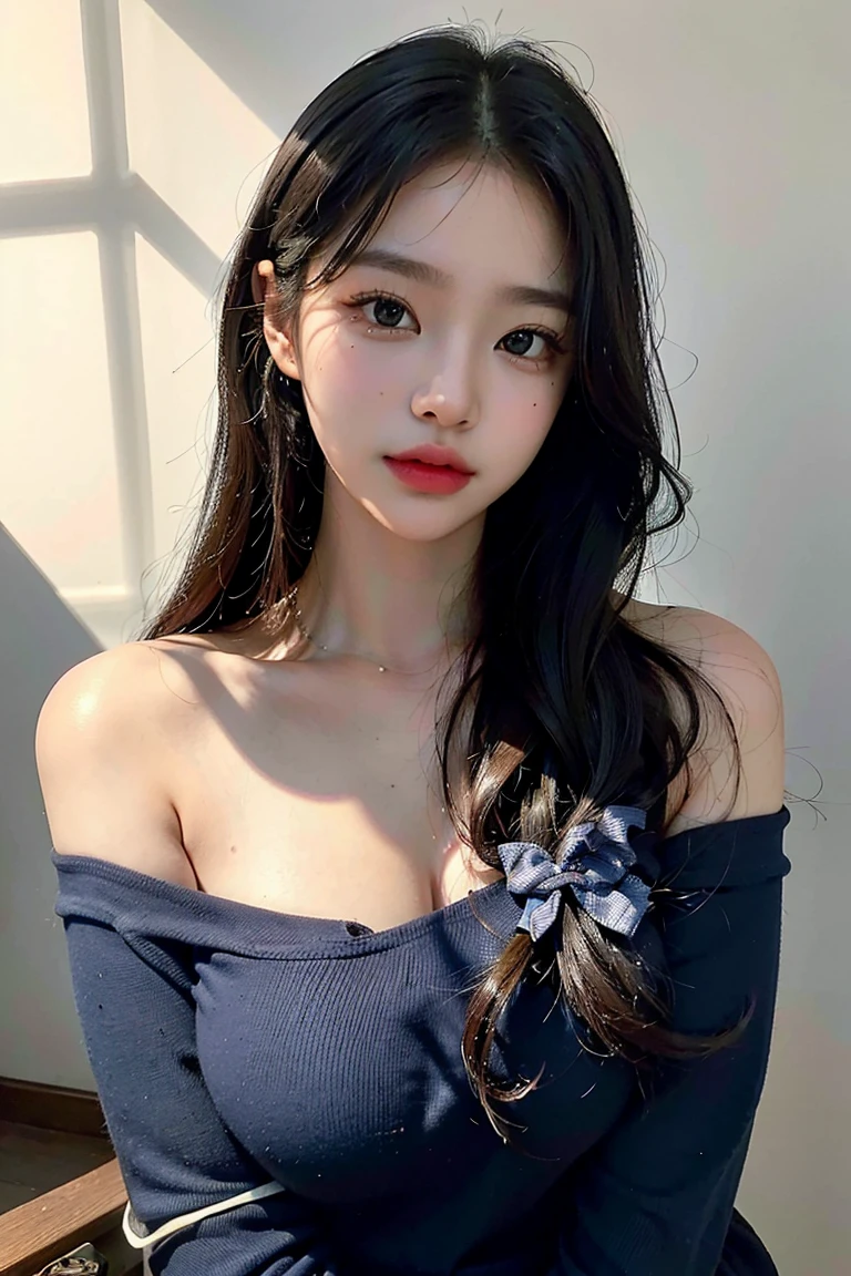 A girl, kneeling on the playground after school, ((full body visible)), far away from viewer.
She is a beautiful, pretty, adorable, cute, young, teen.
She is slim, slender, petite, skinny, (flat chest), (tiny boobs), (small breasts).
She is sweating, wet, soaked. Clothes transparent, sweat on skin, wet hair.
She is grinning, smiling. She looks natural, relaxed, unpretentious.
Trickery face. Making funny faces. (Tongue sticking out), telling a secret, hiding a secret, shy, excited.
She stares, looking at viewer.
She has a black ponytail.
She wears school uniform, a rolled-up white shirt with blue collar, a colored Corduroy sport bra under shirt, blue shorts, wearing two layers.
shirtlift, . (((She lifts up her shirt, showing off her sports bra underneath))).
Camera focused on her face, light on face, very large aperture, ((f/1.2)), shallow depth-of-field, strong background lens blur, ISO 3000, auto white balance,
Extremely detailed, professional lighting, soft light, raw photo, fashion model for uniqlo,
best quality, masterpiece, award-winning photography, huge filesize, 8k, highres,
shot on Sony DSLR.