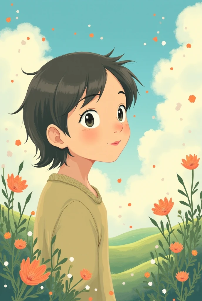 I want a studio Ghibli-style photo of me 