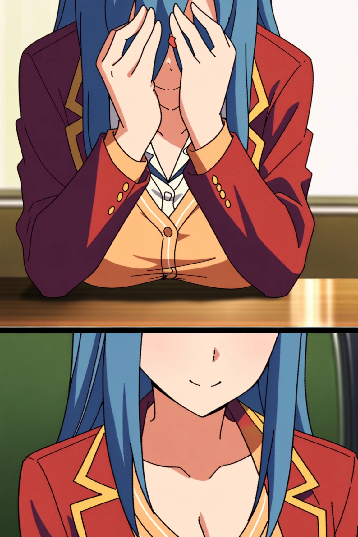 ((highest quality)), ((Super detailed)), ((masterpiece)), ((High resolution)), (original), ((Highly detailed CG Unity 8K wallpaper)),1 girl, ((alone:1.2))、(perfect face)、(((Big breasts 1:1)))、(((Black man makes woman suck dick)))、((Girls who give)),((Blowjob)),Black Large、((Suck the big ones))、(((Ahegao 1:1)))、(cross-eyed)、((Hands next to your face))、((peace sign))、((deep throat))、((swallow big cock in mouth)),((Swallow a big cock to the root))、((deep throat))、(handle penis with mouth)、(((NSFW1:1)))、(((breast milk))),((semen)),(((pinch your nipples)))、((white of eyes))、((Eyes are heart marks))、(((1:2))),(((semen))),(((black penis)))、((roller)),(((light blue hair))) 、(((long hair)))、(((black suit)))、(((black tie)))、(((kasumi miwa)))、Jujutsu kaisen
