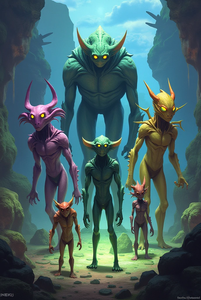 Wearing an unusual military uniform, a single alien-world fantasy creature takes up the entire frame, it has the features of a variety of creatures, including a bipedal cow, [cow:monkey:0.1], [monkey:grey alien:0.4], [grey alien:human:0.6], [human:0.8] (3D) (samdoesart) (one being, any more than one being in the frame should be removed) standing in an alien world