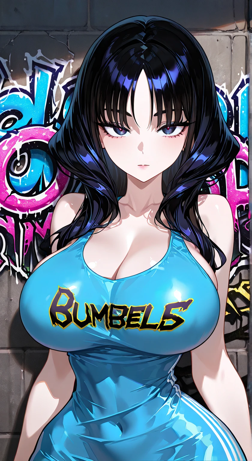 big lips, Brown hair, pink eyes, japanese face, improve, improve grin, two sides up, huge breasts, Wide hips, sexy, detailed, pink room, Hits, (evil smile1.4), kawaii, pleated skirt, punk, GOOD, Pink and black suit, plaid skirt, punk shirt, choker, punk skirt, punk shirt,navel piercing