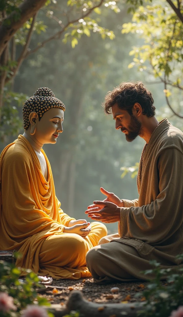 Buddha triatment on who man injury