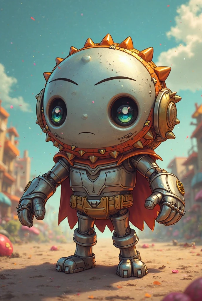 <lora:CinnamonBunStyle:1.0>CinnamonBunStyle Style-GravityMagic, portrait, (bloody scars:0.7), looking away, solo, half shot, detailed background, close up, (50%evil <lora:ChromeTech:0.6>, chrometech theme:1.1), superhero, focusing, dynamic pose, cape, impact crater, superhero landing pose, **(both knees down, squatting:1.2),** (full body:1.1), on one knee, dust cloud, arms down, one knee down, wide shot, explosions, cinematic atmosphere,, (Masterpiece:1.3) (best quality:1.2) (high quality:1.1)