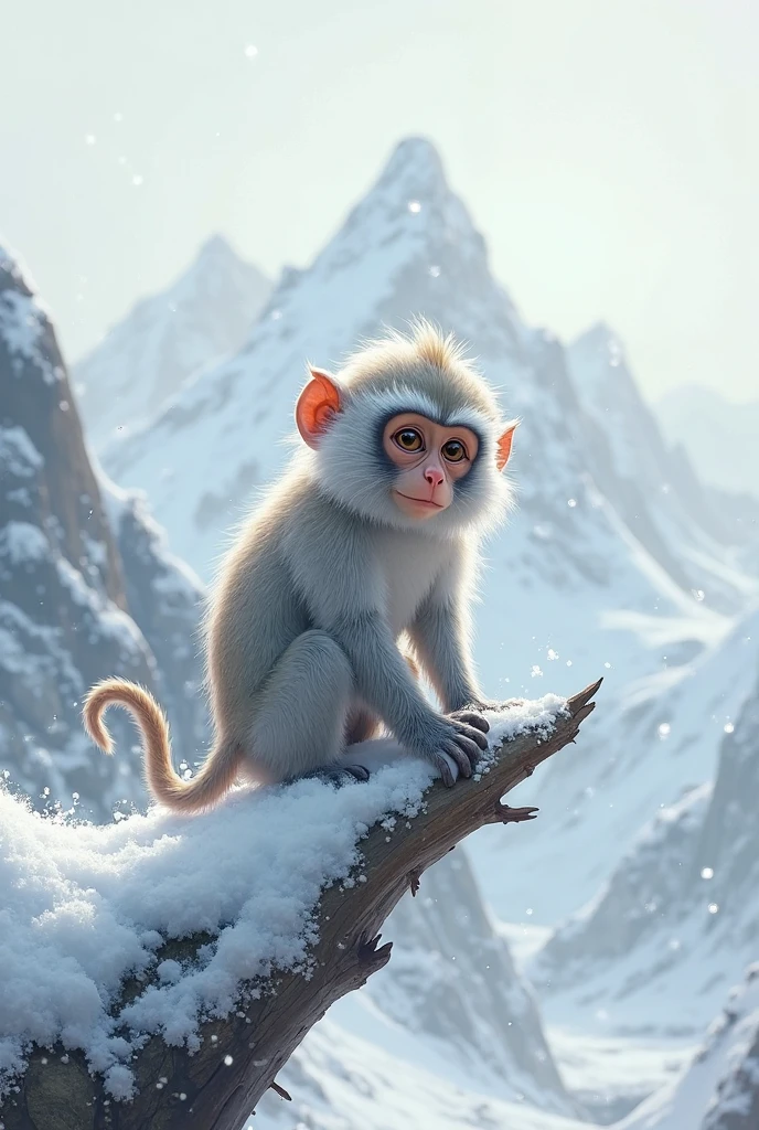 Monkey  add with white bear and create a new combo character 