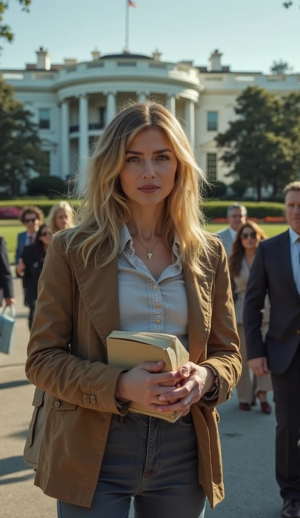 Would a woman with blond hair work, simple clothes, Getting fired from ...