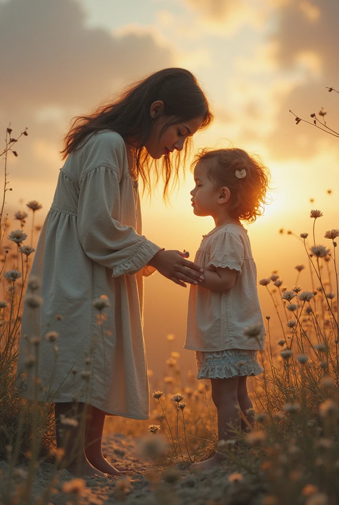 movie picture quality,Disney animation,style of disney animation,Disney movie animation,3D movies,China-style,Baby girl and puppy playing in country field,Short hair and small braids,Denim suspenders,The barefoot,depth of fields,high light,Real light,Ray traching,oc rendered,Hyper-realistic,best qualtiy,8K,Works of masters,super-fine,Detailed pubic hair,Correct anatomy,sharp focus on eyes,Bokeh,Facial features are carefully depicted