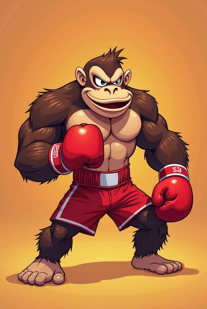 Detailed picture of a confident male wrestler anthro, (monkey, brown) in a wrestling ring, trending on Art Station, Ross Tran, ruan jia, foxovh, ((determined expression, gritting teeth, wearing wrestler pants, (((dynamic lighting,))), cartoon