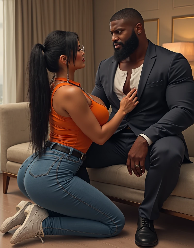 ((((Side View)))), ((completed perfectly generated body:1.2)), ((arm grab side doggy style:1.2)), (((face to camera:1.5))), 1girl, MILF, (((St. Louis from \(Luxurious Wheels\) = \(Azur Lane\):1.2))), blue st. Louis hair, orgasmic climax face, (mouth parted open slightly), golden-yellow eyes, huge natural breasts, hard big , thick, wide breedable hips, (thick toned thighs), sweating, curvy milfy body, poses arms behind head spreading legs, topless, skimpy denim-thongs, ((bushy pubic hair beneath:1.3)), stylish high-heels, (((arms behind head:1.2))), shady dark alley at night:1.2, natural night light (artificial lightings), absurdres, high res, ultrasharp, 8K, masterpiece, expressive eyes, perfect face, ((surrounded by fat+males with massive perfect gropping her:1.2)), ((big burly fat+male with massive muscled girthed under her:1.3)), ((big burly fat+male with massive girthed behind her:1.3)), after sex, cum on body, cum on face, facial, cum on , ( by homeless beggar dirty men:1.2), hard, perfect result, cum on :1.5, cum on body, cum on face, facial, cum, projectile cum, cum on breasts, cumdrip, after sex, perfect result, uncensored, see metadata for more tags, (((revised vaginal area (better vaginal area):1.2))), ((natural looking )), stray pubic hair, multiple_boys, 1girl, natural breasts, nsfw, , gigantic breasts, st. louis \(luxurious wheels\) \(azur lane\),