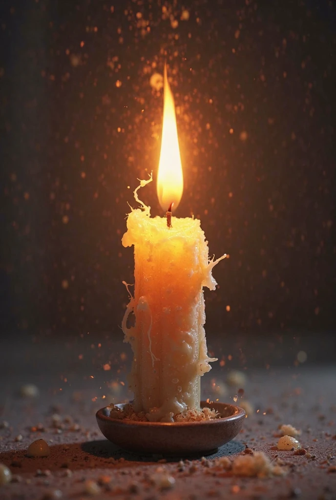Abstract Candle (back burner)