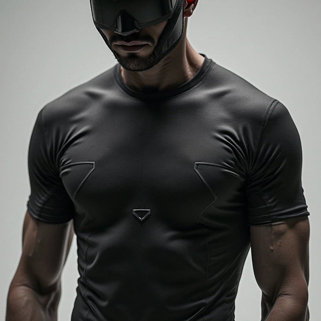 Slade Wilson , Black hair, military cut, blue eyes, affiliated features, 17 years old, muscular build, wide shoulders, v-shaped body, hairless easy, hairless