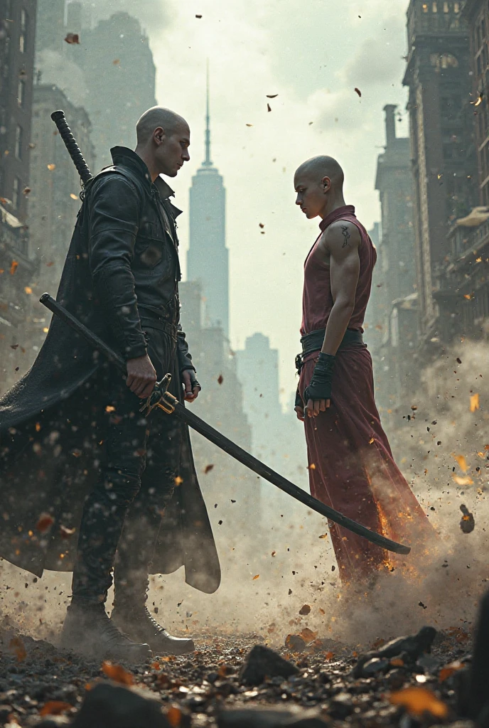 2 man , by white , devil may cray dante style , just make one person
