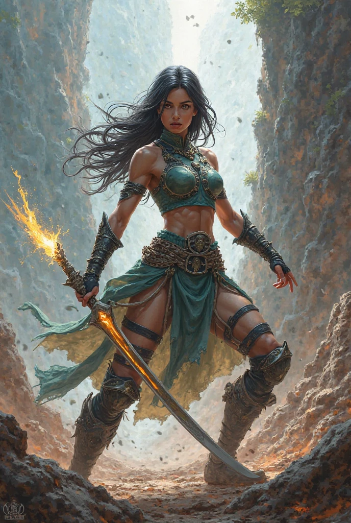 sword, by greg manchess, trending on artstation